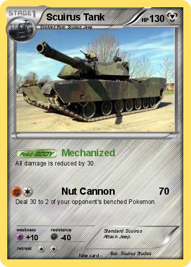 Pokemon Scuirus Tank