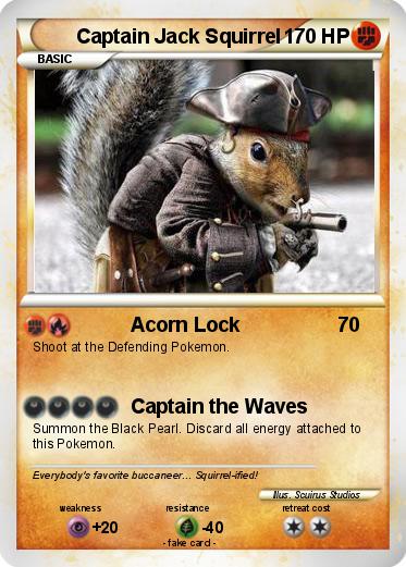 Pokemon Captain Jack Squirrel