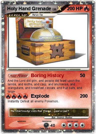 Pokemon Holy Hand Grenade
