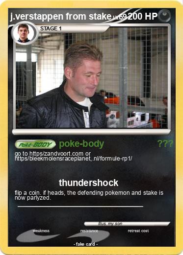 Pokemon j.verstappen from stake