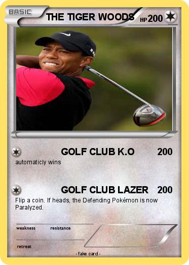Pokemon THE TIGER WOODS