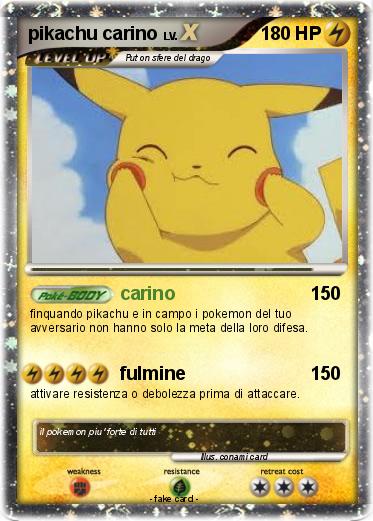 Pokemon pikachu carino