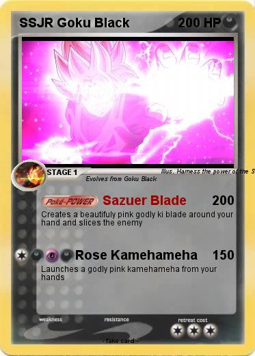 Pokemon SSJR Goku Black