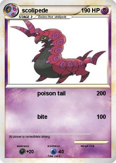 Pokemon scolipede