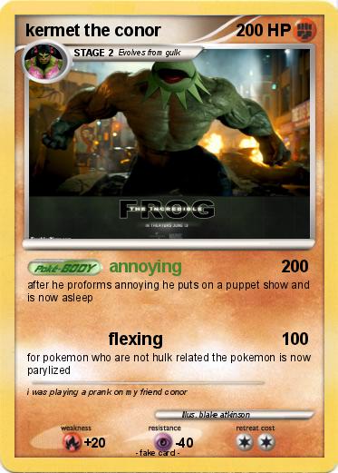 Pokemon kermet the conor