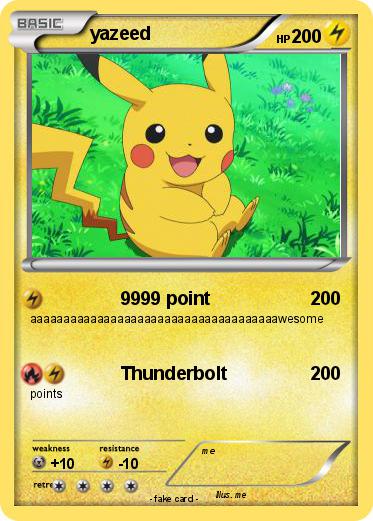 Pokemon yazeed
