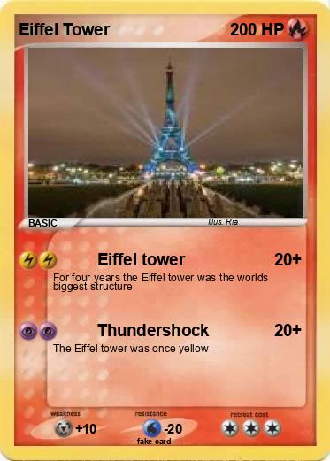 Pokemon Eiffel Tower