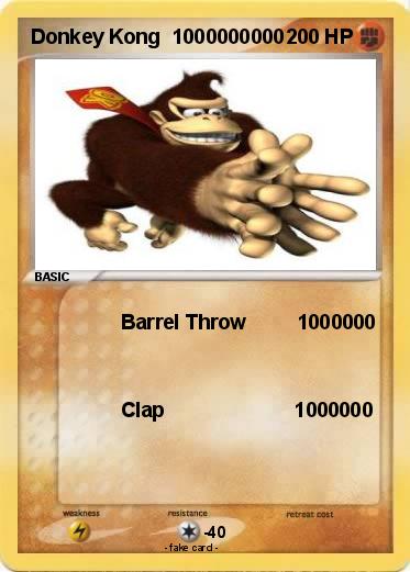 Pokemon Donkey Kong  1000000000