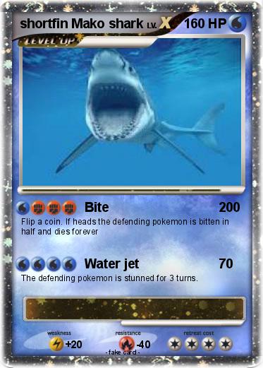 Pokemon shortfin Mako shark