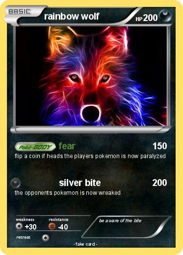 Pokemon rainbow wolf
