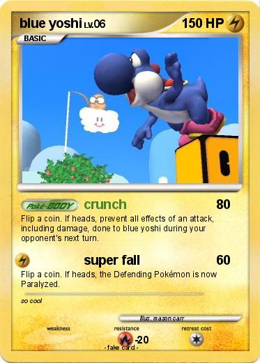 Pokemon blue yoshi