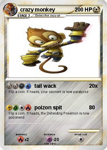 Pokemon crazy monkey