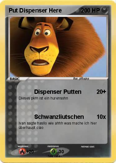 Pokemon Put Dispenser Here