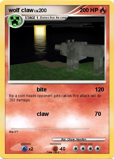 Pokemon wolf claw