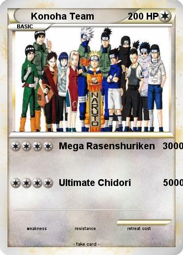 Pokemon Konoha Team
