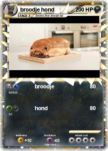 Pokemon broodje hond