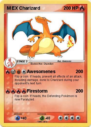 Pokemon M EX Charizard