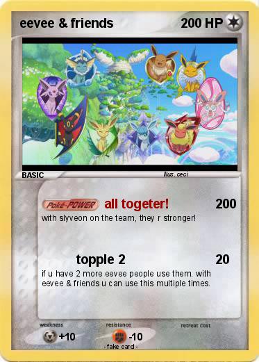 Pokemon eevee & friends