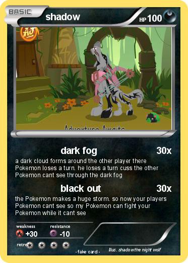 Pokemon shadow