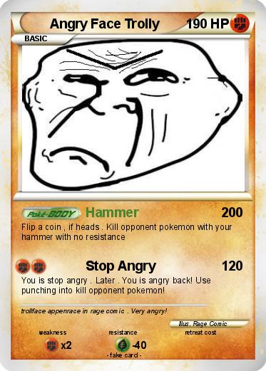 Pokemon Angry Face Trolly