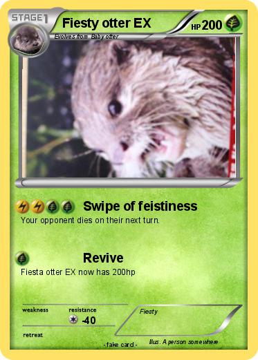 Pokemon Fiesty otter EX