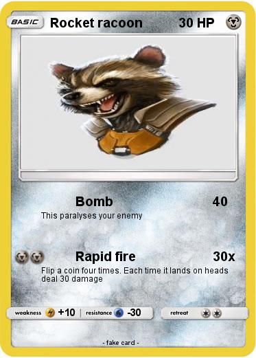 Pokemon Rocket racoon