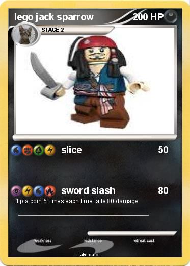 Pokemon lego jack sparrow