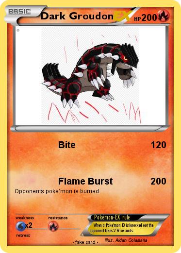 Pokemon Dark Groudon