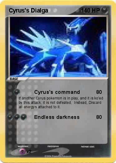 Pokemon Cyrus's Dialga