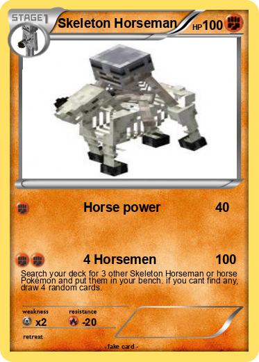 Pokemon Skeleton Horseman