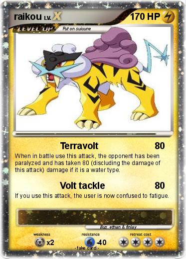 Pokemon raikou