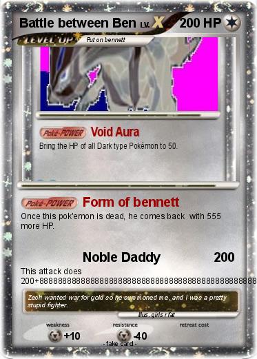 Pokemon Battle between Ben