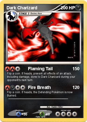 Pokemon Dark Charizard