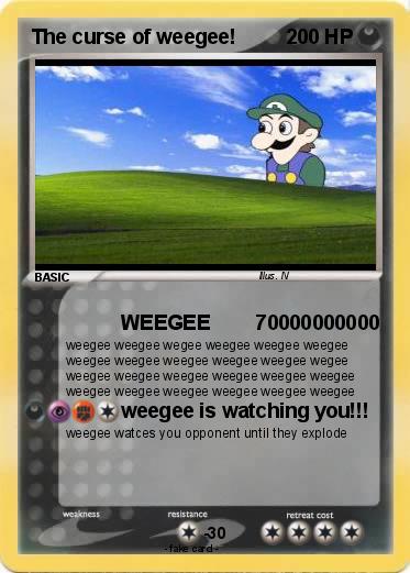 Pokemon The curse of weegee!