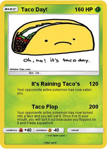 Pokemon Taco Day!