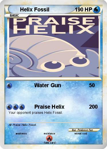 Pokemon Helix Fossil