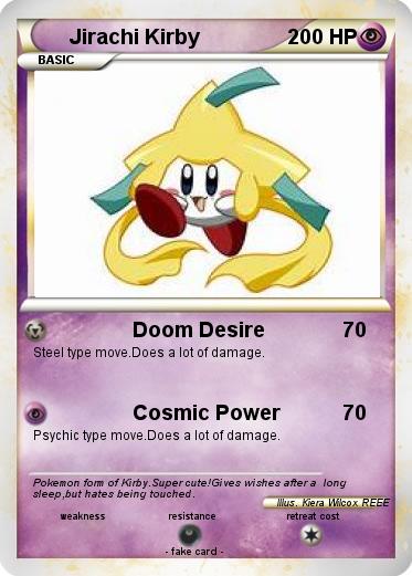 Pokemon Jirachi Kirby
