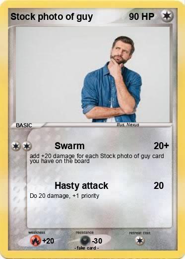 Pokemon Stock photo of guy
