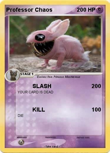 Pokemon Professor Chaos