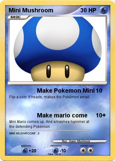Pokemon Mini Mushroom