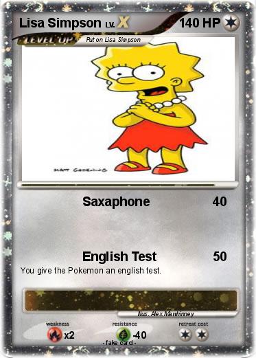 Pokemon Lisa Simpson