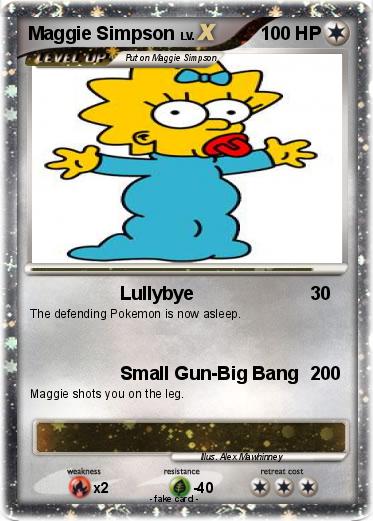 Pokemon Maggie Simpson