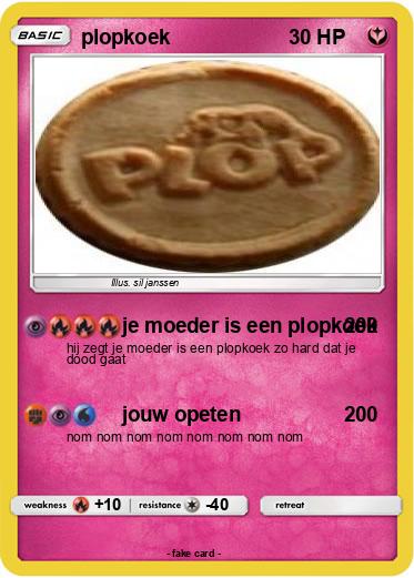 Pokemon plopkoek