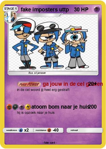 Pokemon fake imposters uttp