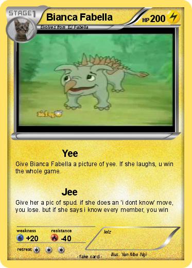 Pokemon Bianca Fabella