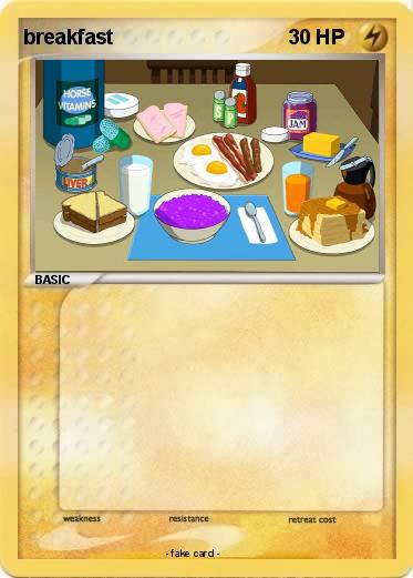 Pokemon breakfast