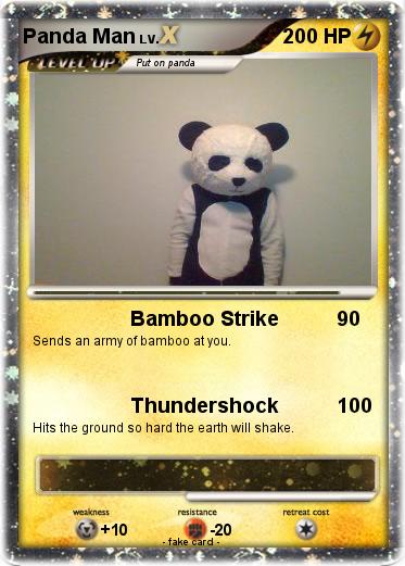 Pokemon Panda Man