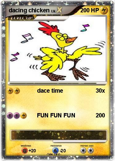 Pokemon dacing chicken