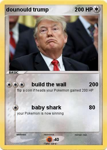 Pokemon dounould trump
