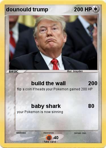 Pokemon dounould trump